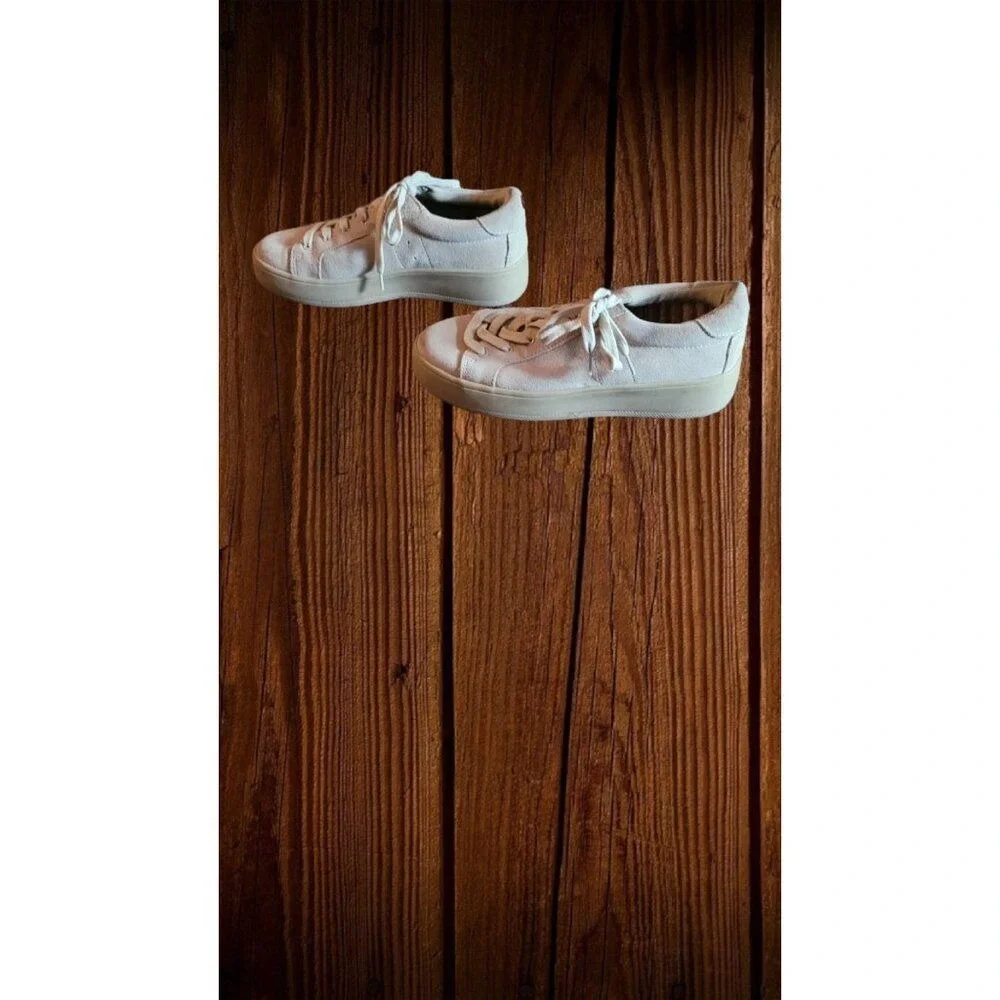 Steve Madden Platform Sneakers Women Sz 7B Brown Suede Casual Streetwear‎ Shoes
